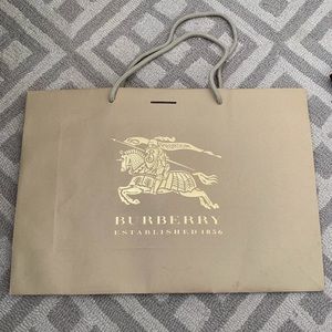 Small Burberry shopping bag